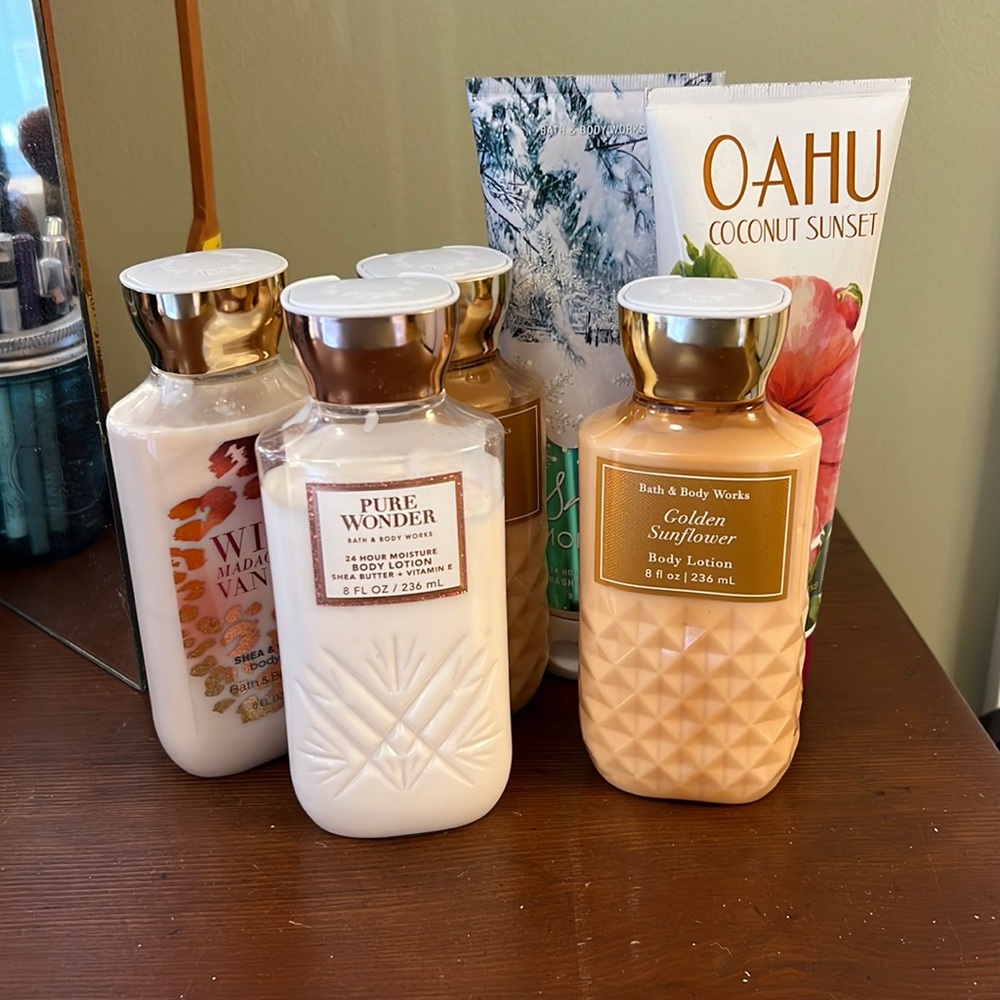 BBW Body lotions